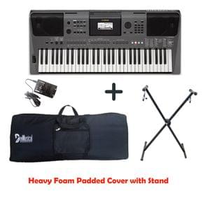 Yamaha PSR I500 Arranger Keyboard Combo Package with Bag, Stand, and Adaptor